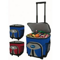 Rolling Collapsible Cooler w/ Telescoping Handle